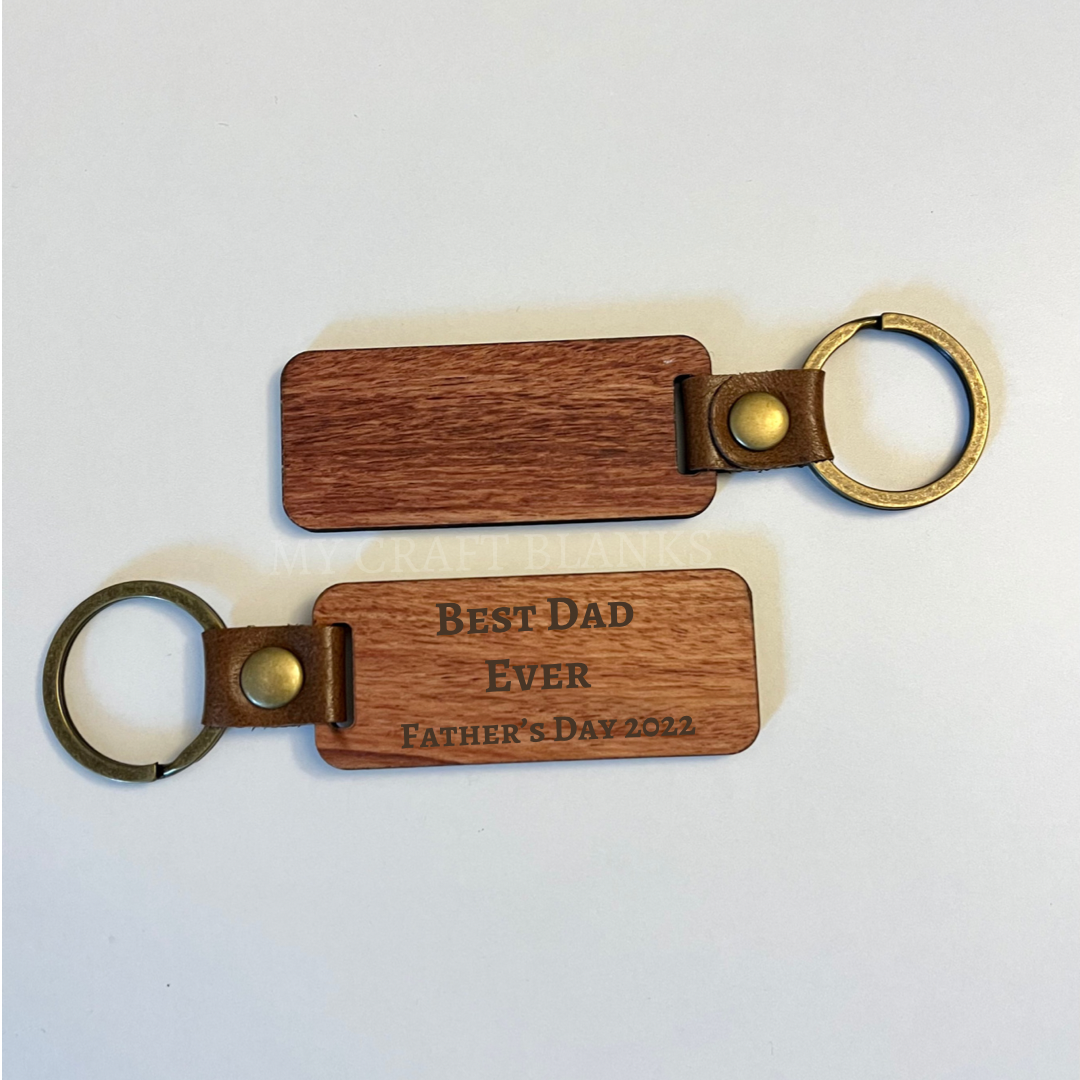 Rectangle Wood Keychain- Rosewood – My Craft Blanks